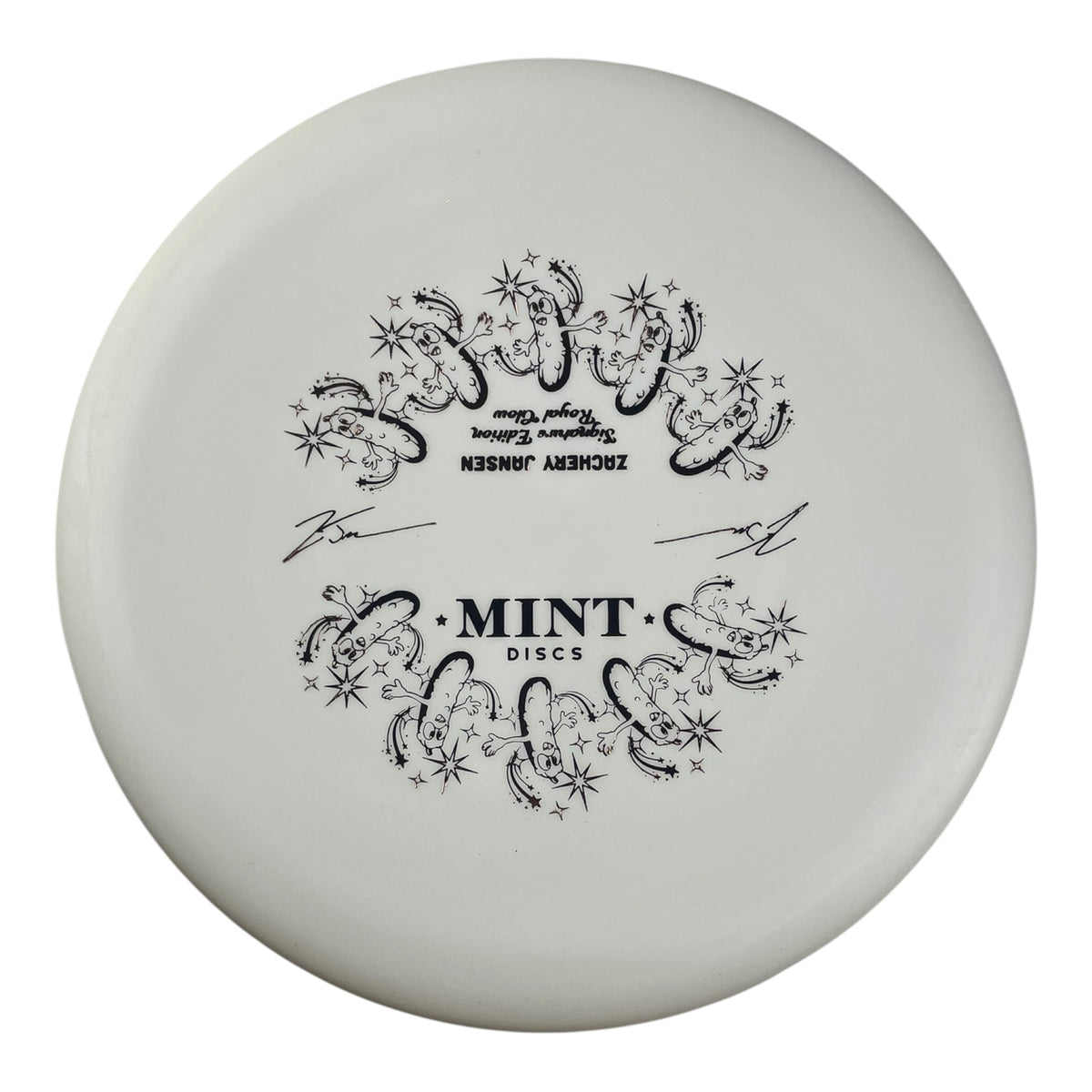 Mint Discs Pickle | Royal Nocturnal Glow Medium | White/Bronze 172g (Zachary Jansen) Disc Golf