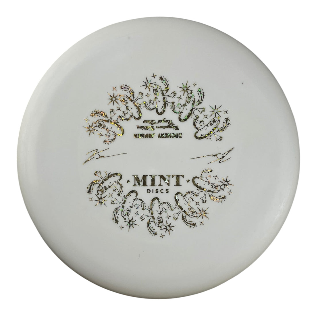 Mint Discs Pickle | Royal Nocturnal Glow Medium | White/Gold Holo 173g (Zachary Jansen) Disc Golf