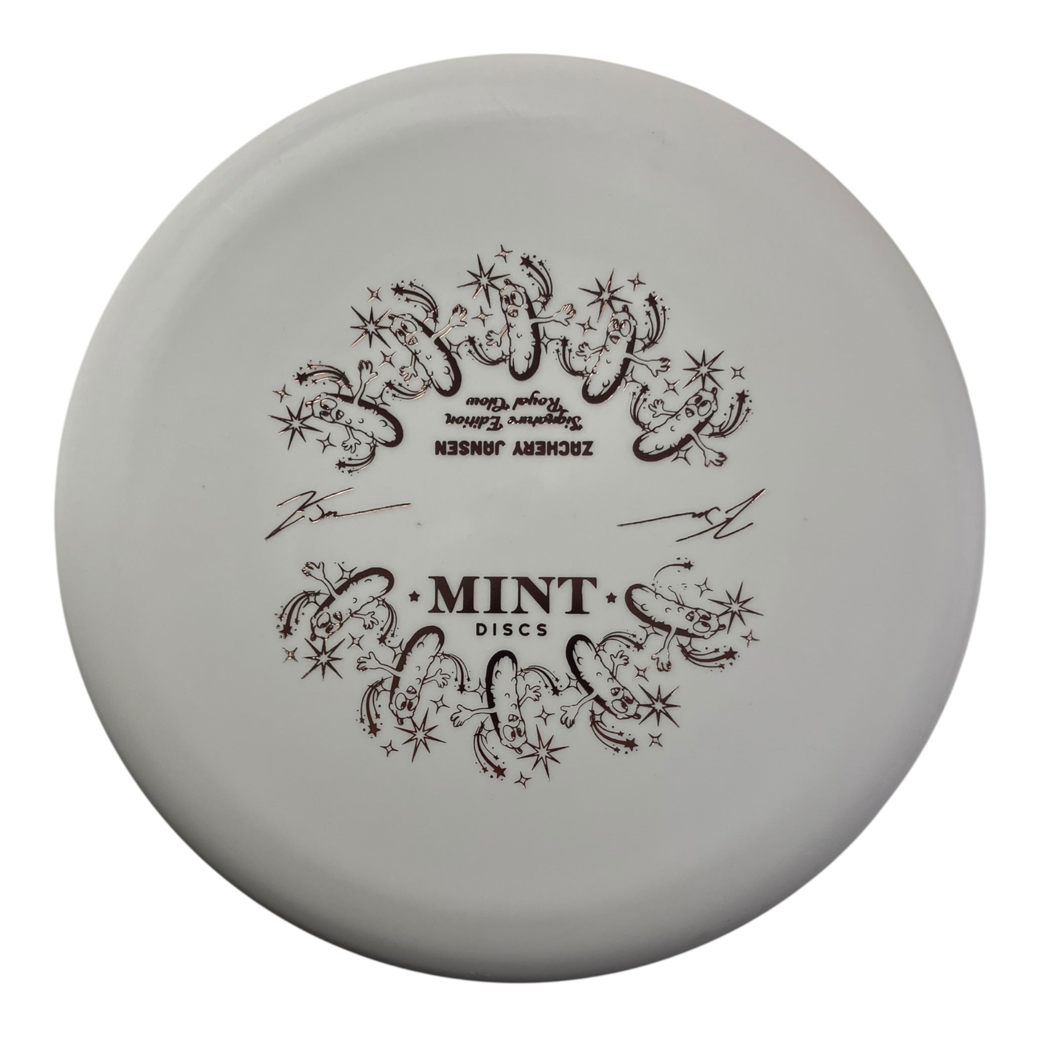 Mint Discs Pickle | Royal Nocturnal Glow Medium | White/Pink 173g (Zachary Jansen) Disc Golf