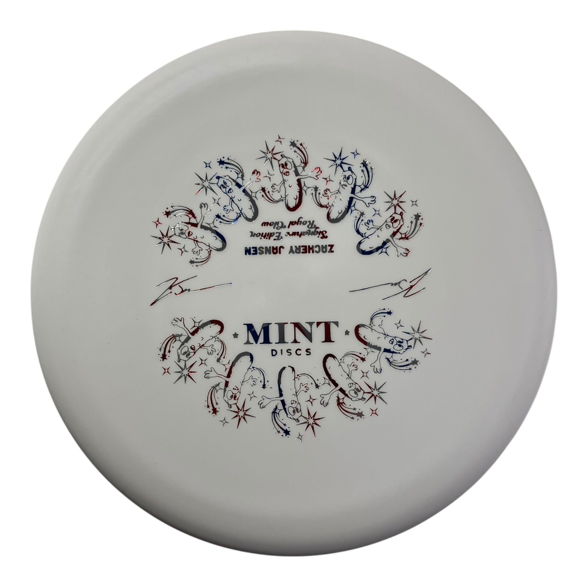 Mint Discs Pickle | Royal Nocturnal Glow Medium | White/USA 173g (Zachary Jansen) Disc Golf