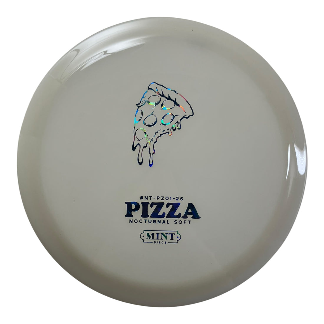 Mint Discs Pizza | Nocturnal | Glow/Blue Ice 175g Disc Golf