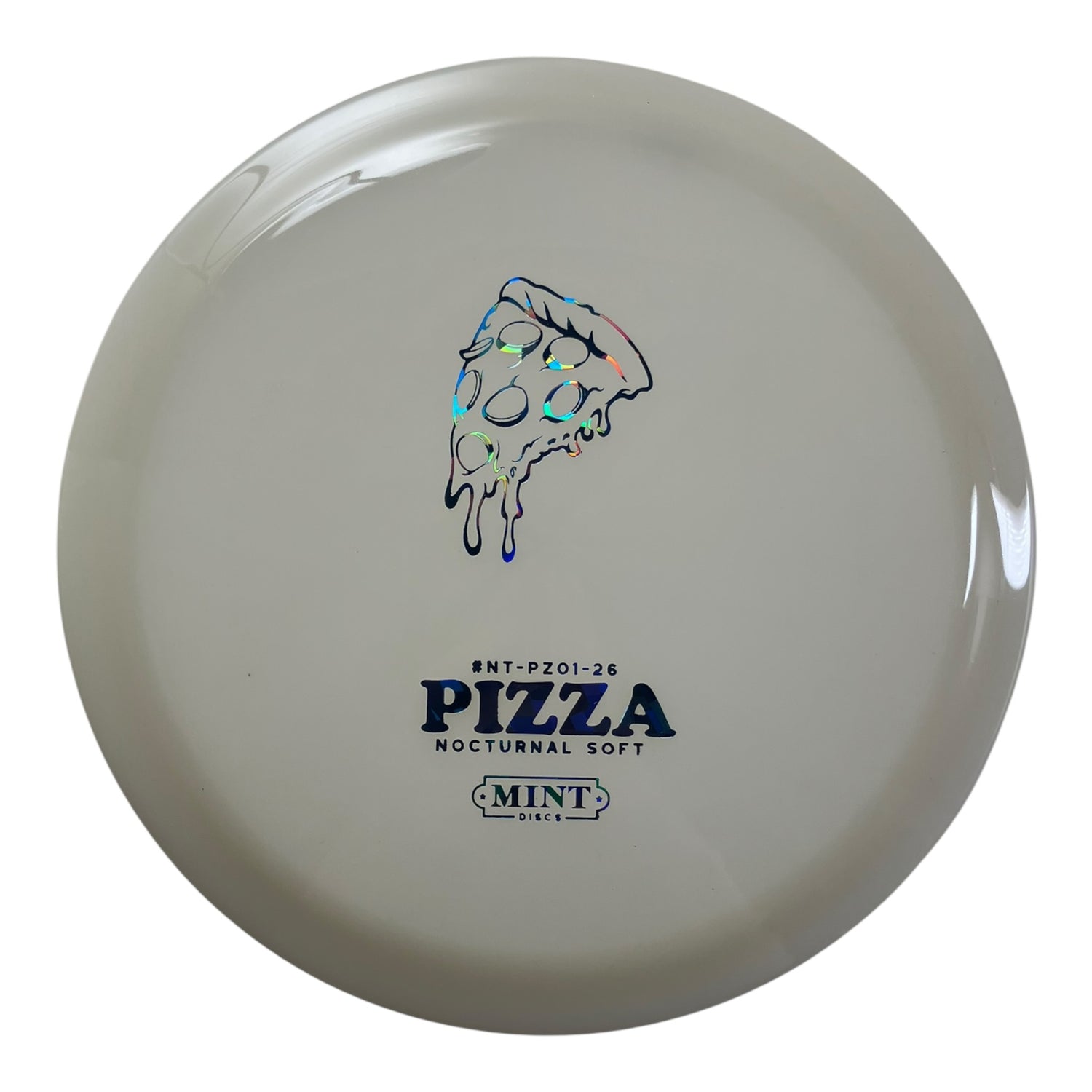 Mint Discs Pizza | Nocturnal | Glow/Blue Ice 175g Disc Golf
