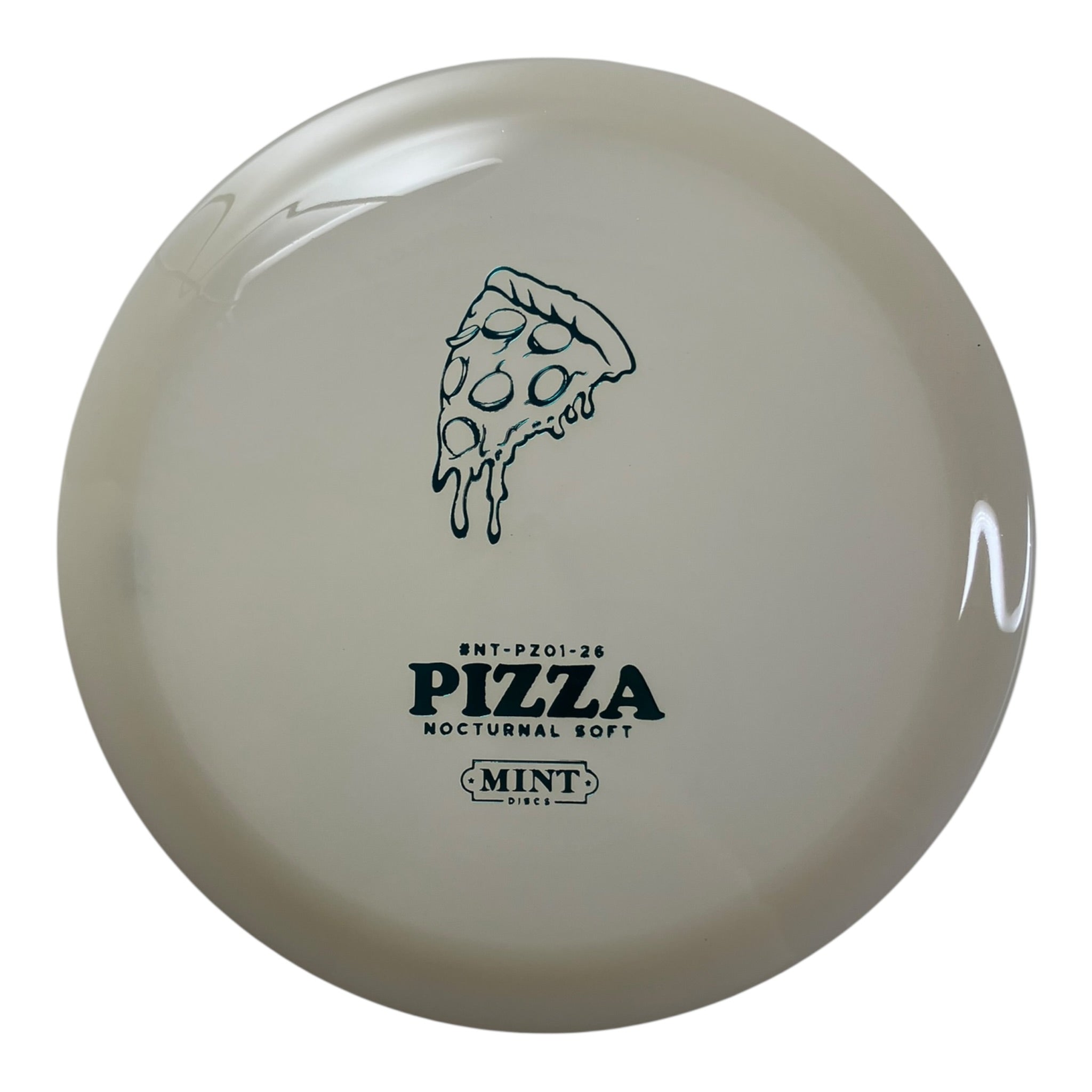 Mint Discs Pizza | Nocturnal | Glow/Teal 174-175g Disc Golf