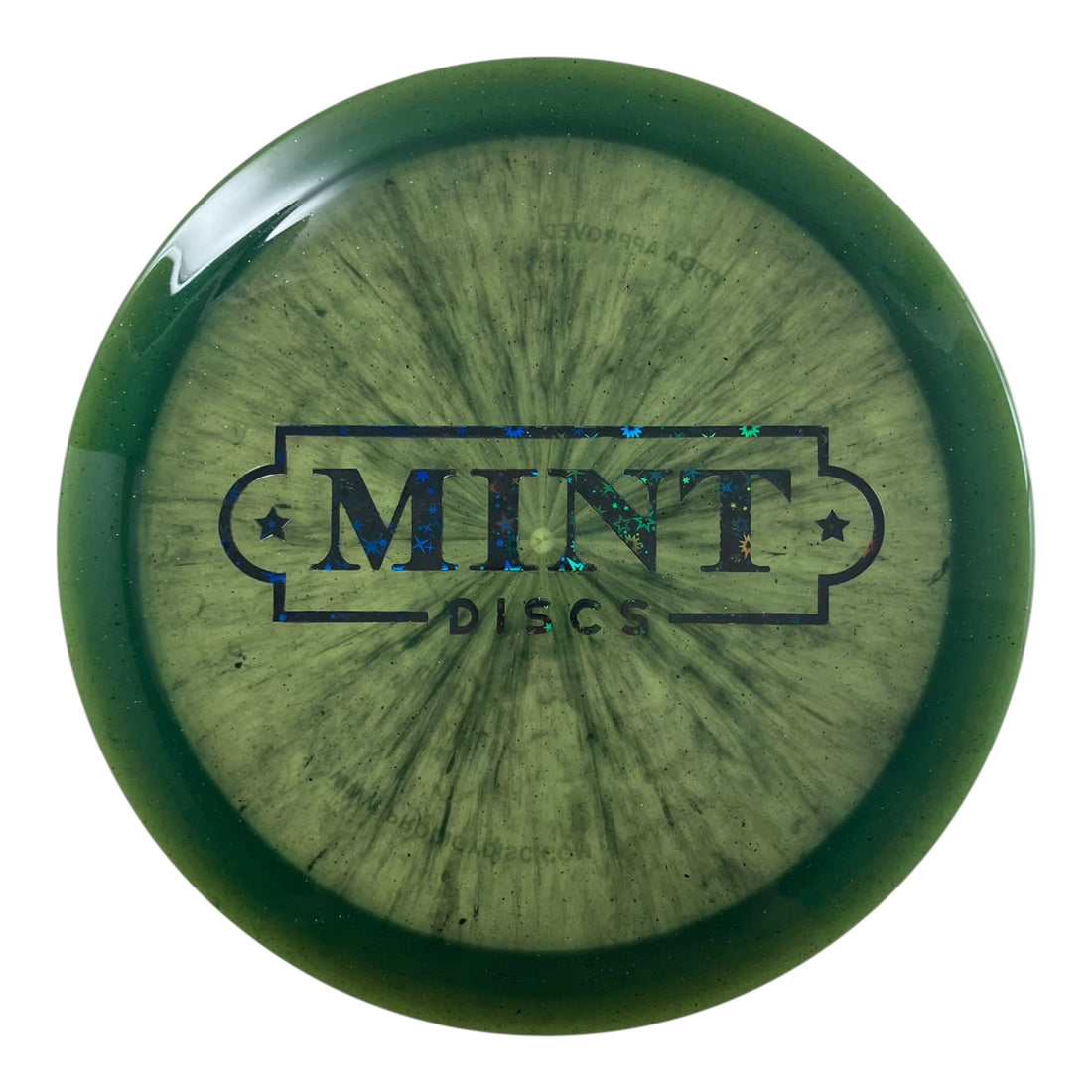 Mint Discs Pizza | Recycled | Green/Black Stars 173g Disc Golf