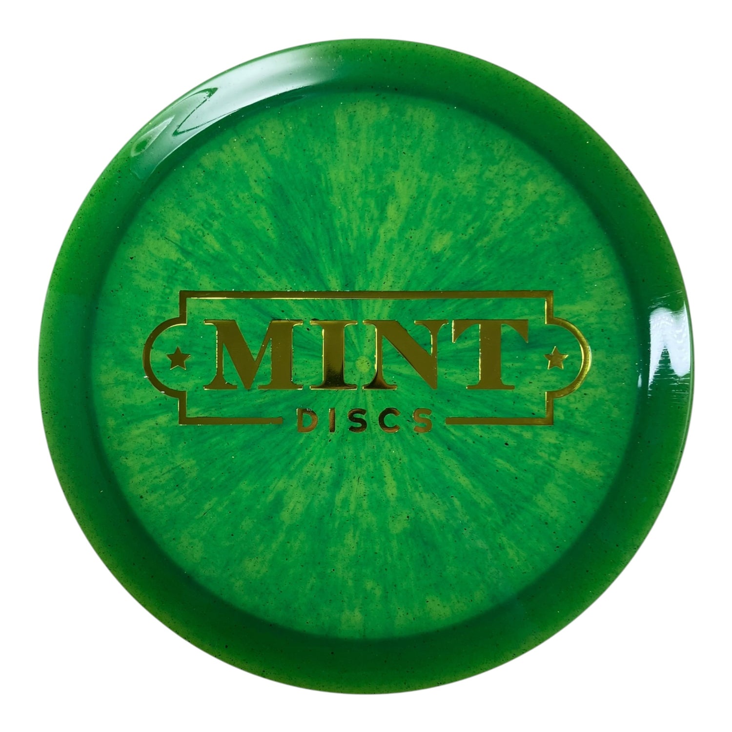 Mint Discs Pizza | Recycled | Green/Gold 171g Disc Golf