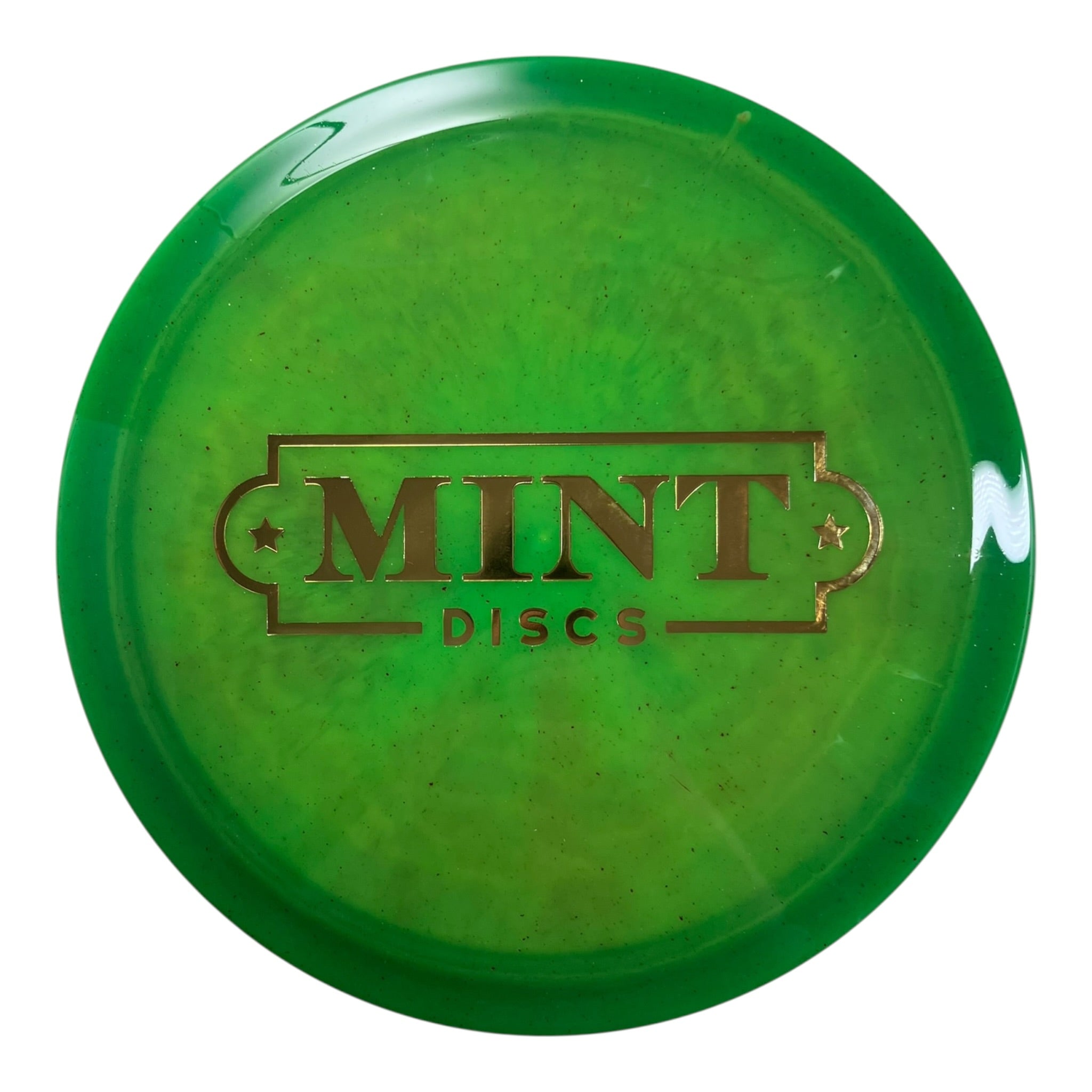 Mint Discs Pizza | Recycled | Green/Gold 175g Disc Golf