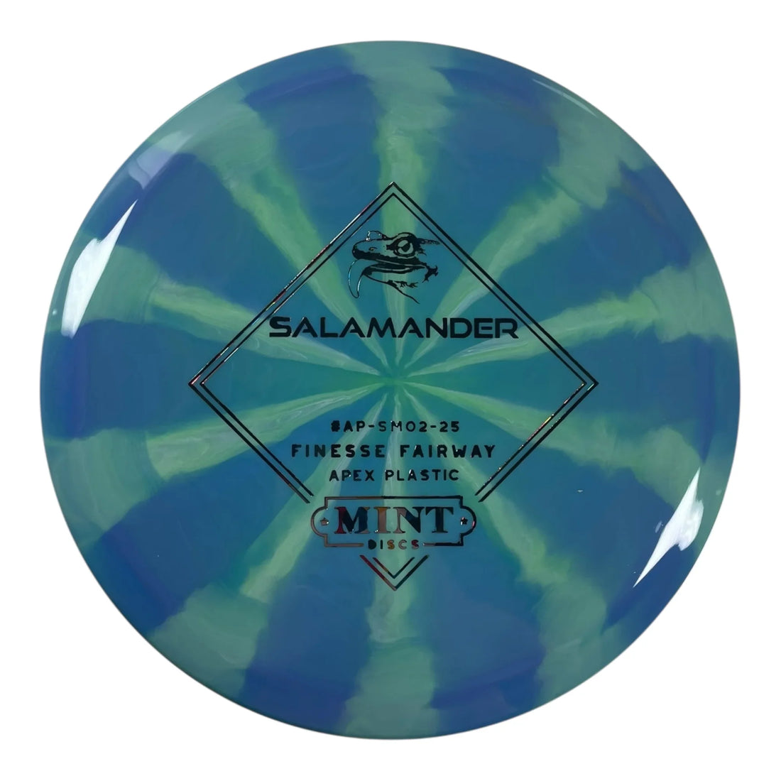 Mint Discs Salamander | Apex Swirl | Blue/Green/Wonderbread 174g Disc Golf