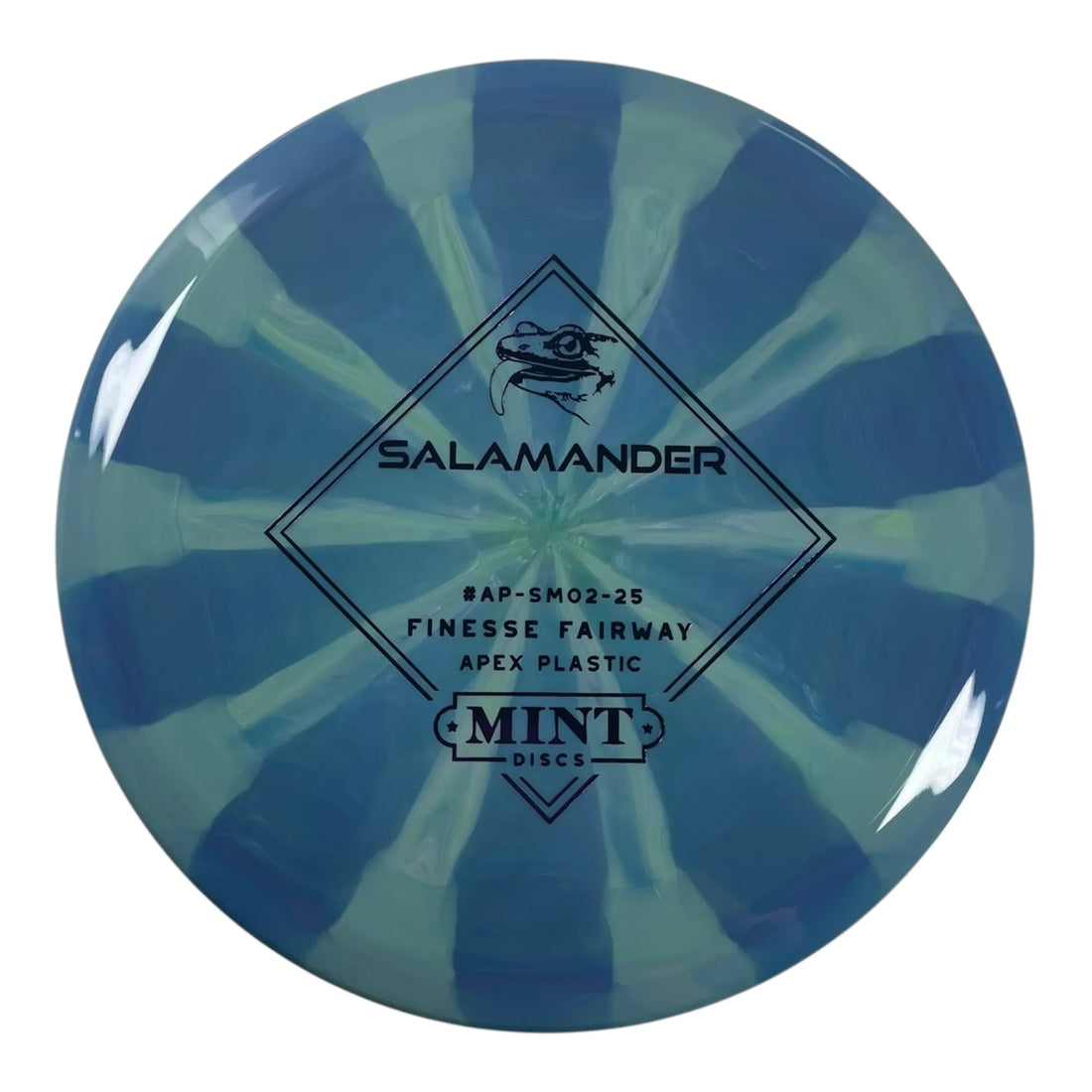 Mint Discs Salamander | Apex Swirl | Blue/Purple 174g Disc Golf