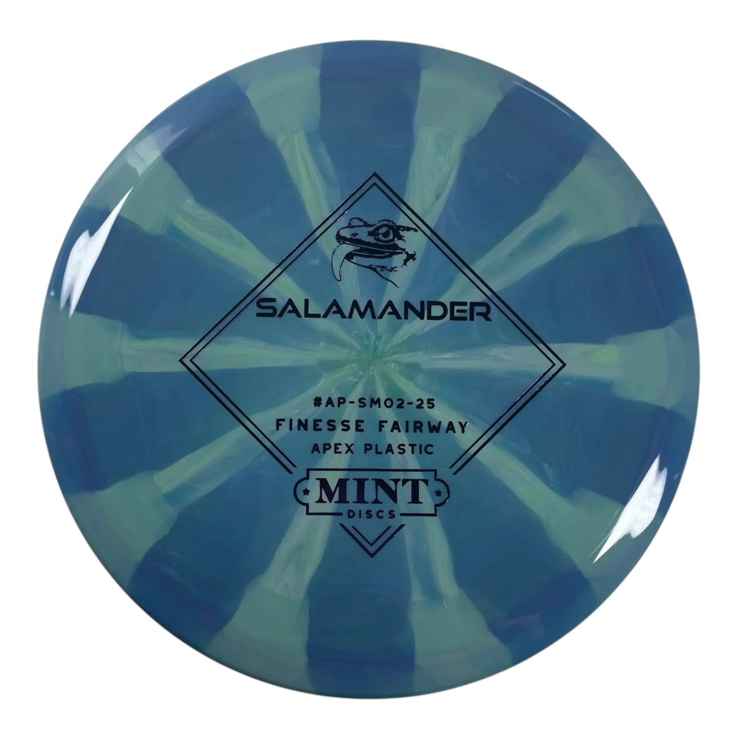 Mint Discs Salamander | Apex Swirl | Blue/Purple 174g Disc Golf