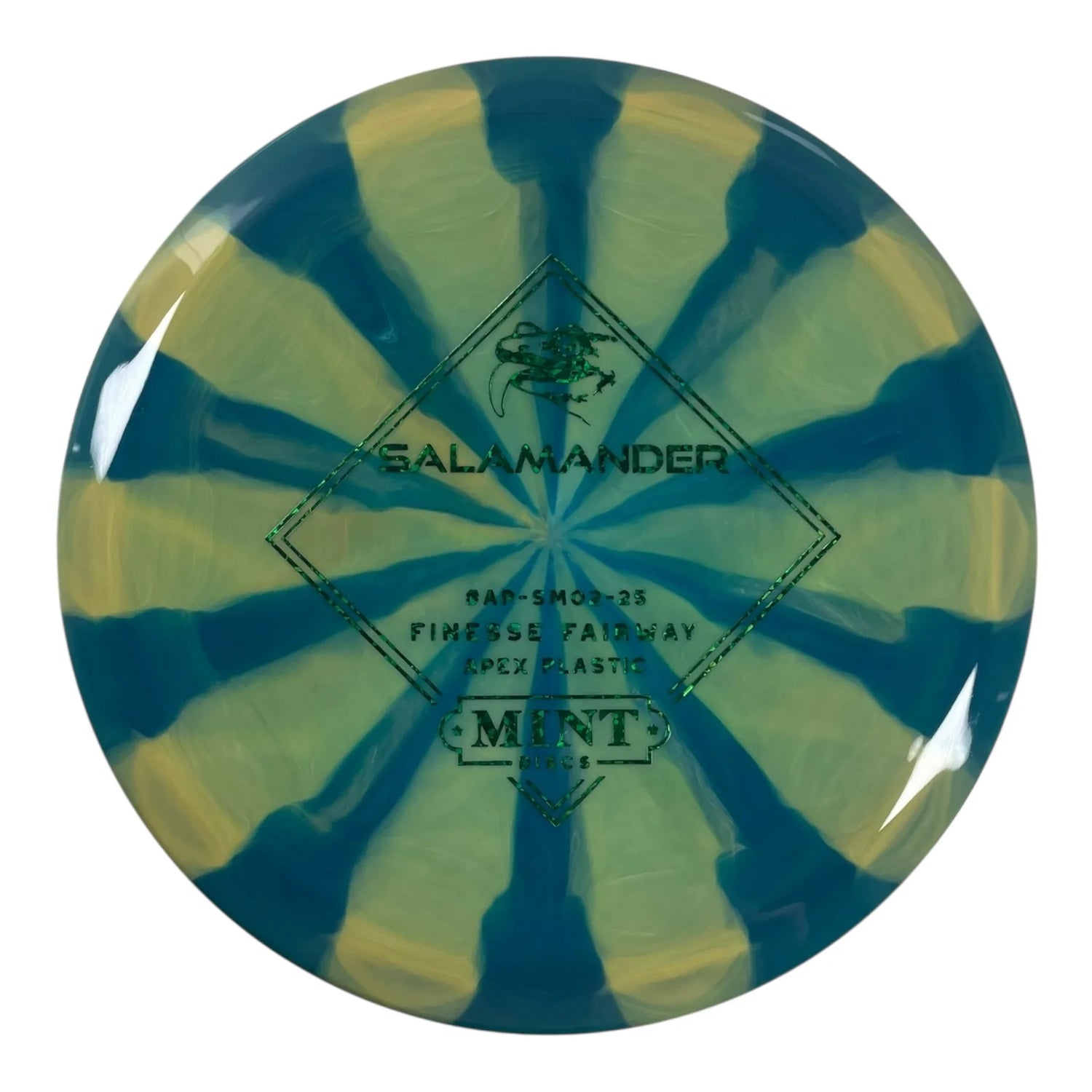 Mint Discs Salamander | Apex Swirl | Blue/Yellow/Green 174g Disc Golf
