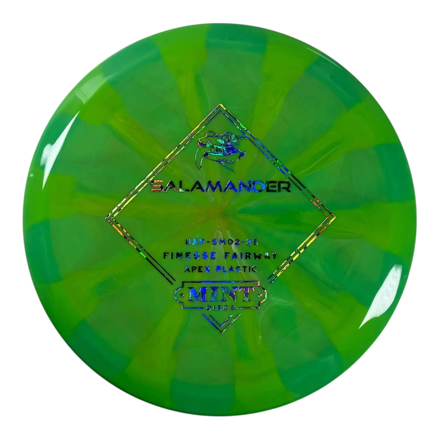 Mint Discs Salamander | Apex Swirl | Green/Money 174g Disc Golf