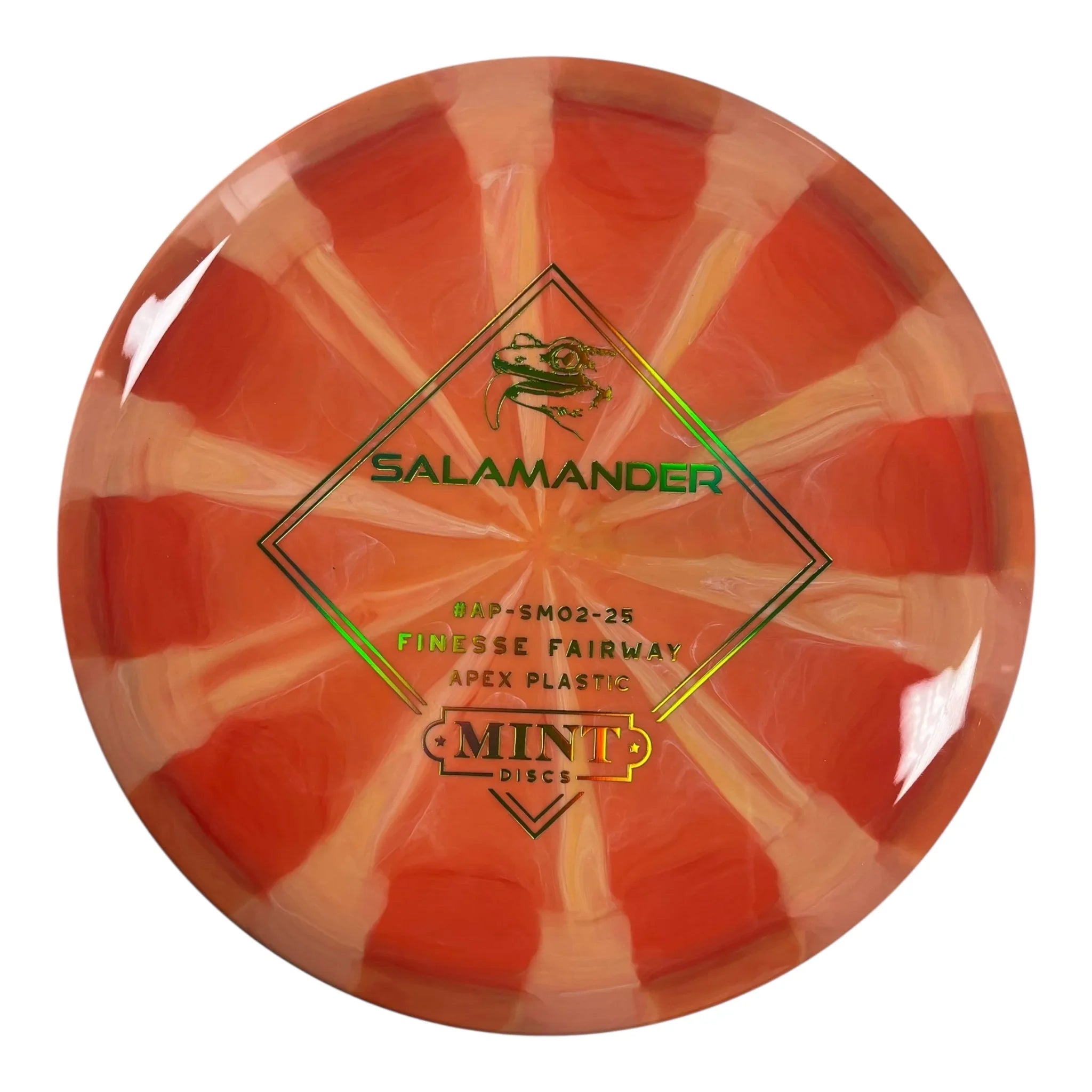 Mint Discs Salamander | Apex Swirl | Orange/Green 169g Disc Golf
