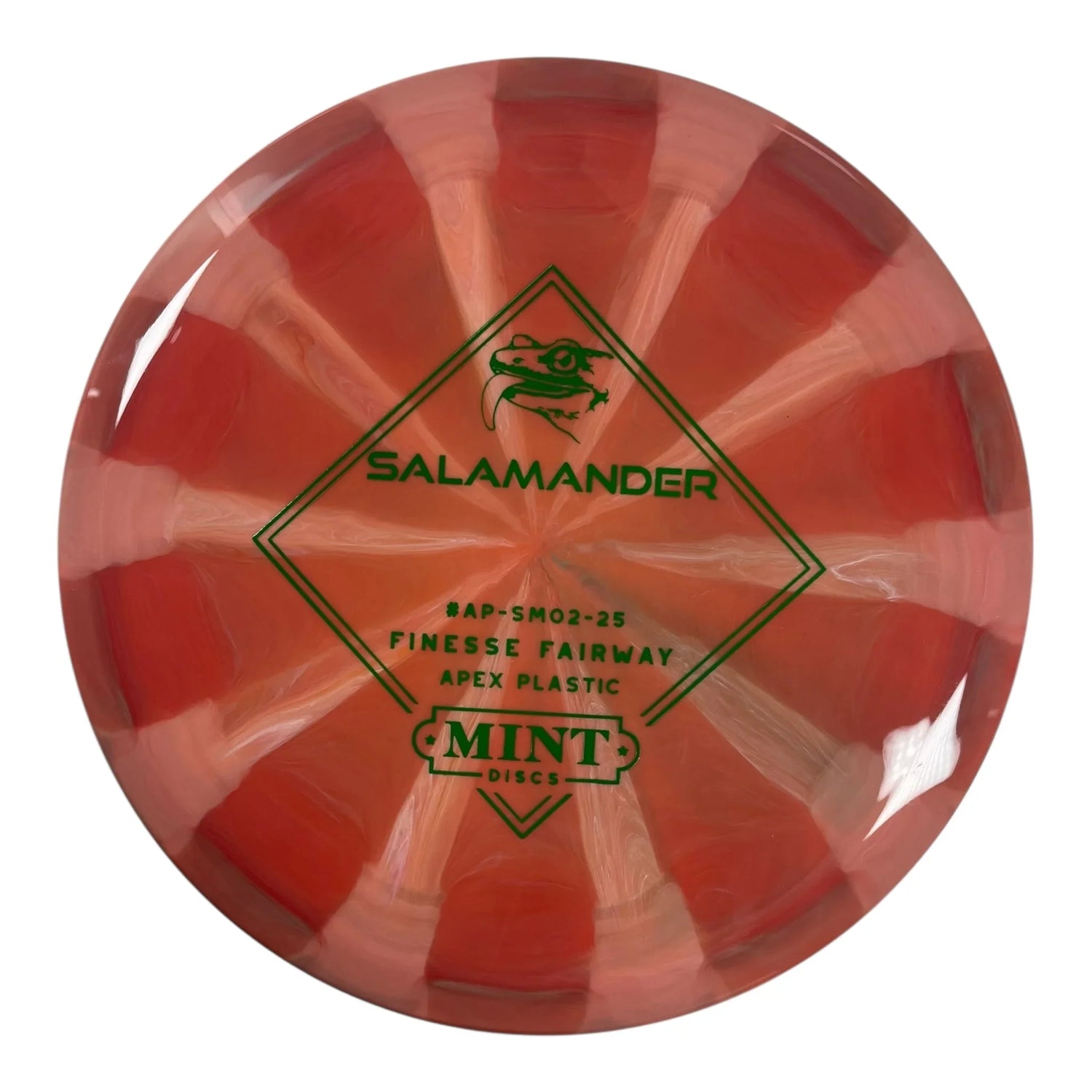 Mint Discs Salamander | Apex Swirl | Pink/Green 169g Disc Golf