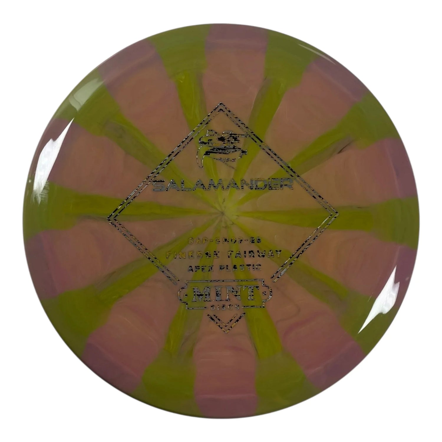 Mint Discs Salamander | Apex Swirl | Pink/Green/Multi 174g Disc Golf
