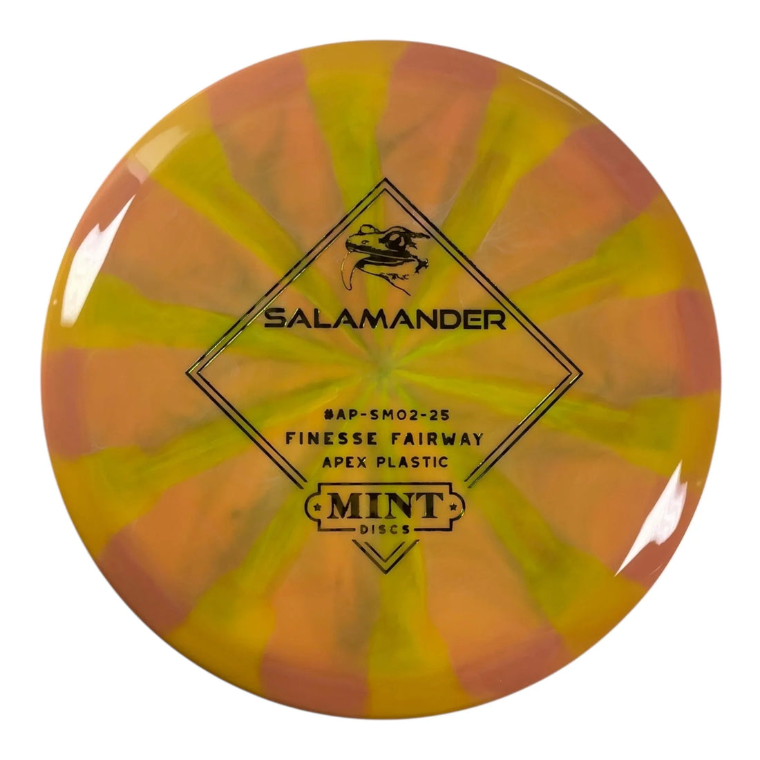 Mint Discs Salamander | Apex Swirl | Pink/Yellow/Green Cheetah 174g Disc Golf