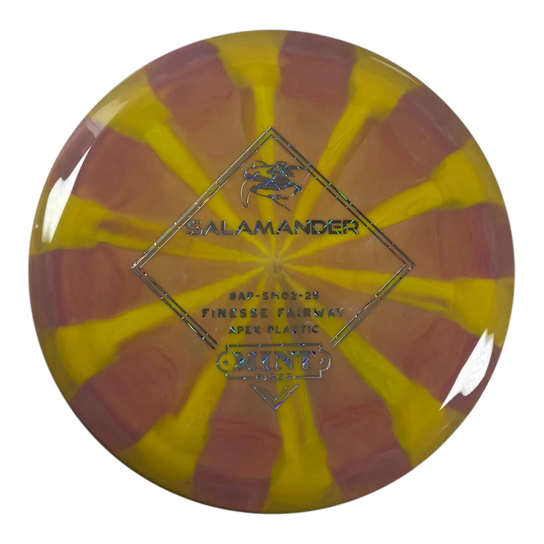 Mint Discs Salamander | Apex Swirl | Pink/Yellow/Metal 174g Disc Golf