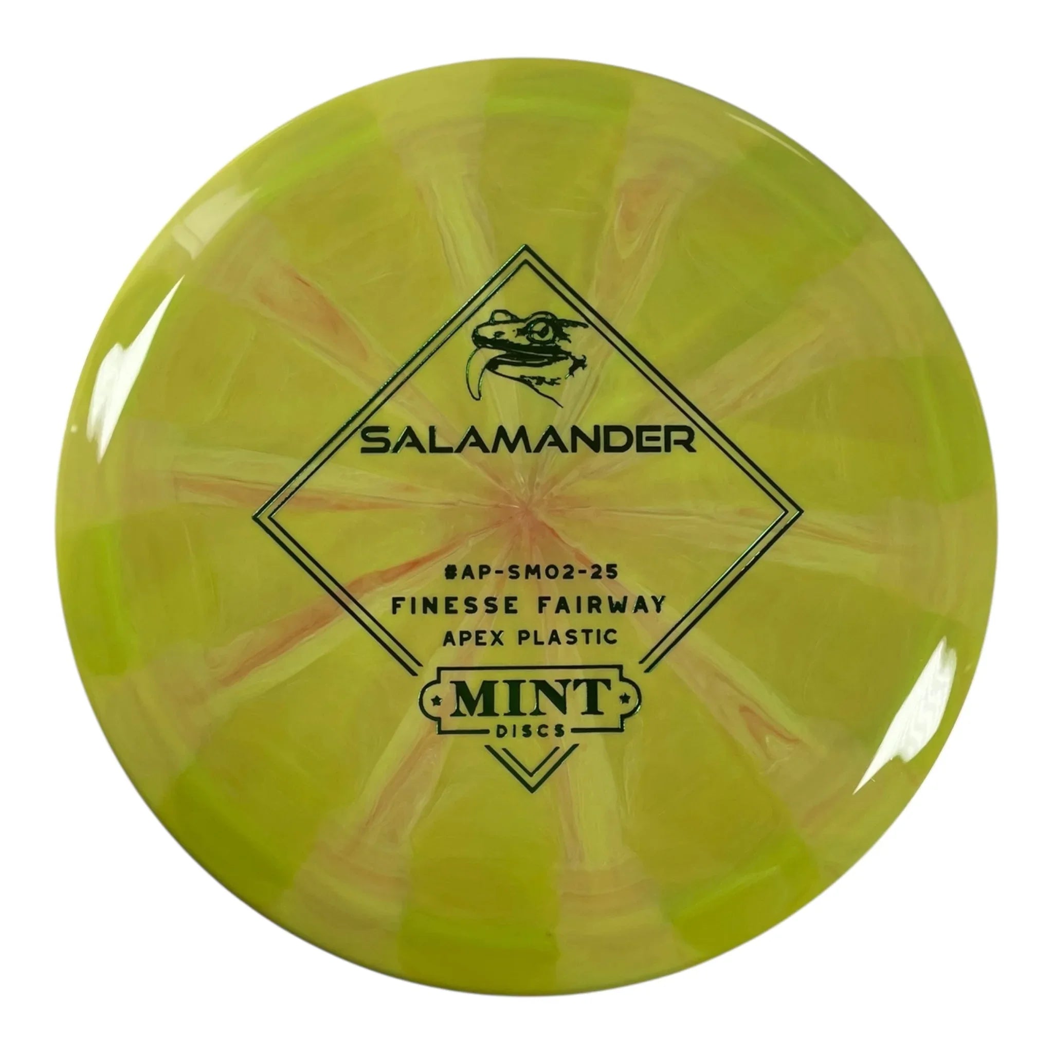 Mint Discs Salamander | Apex Swirl | Yellow/Green 174g Disc Golf