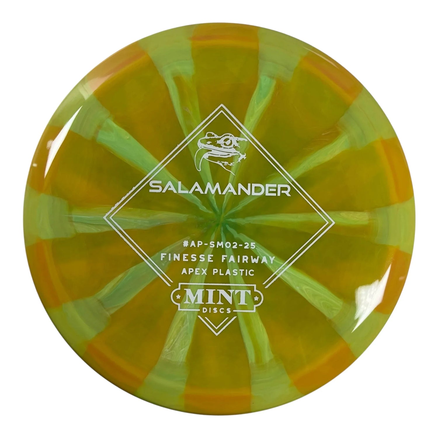 Mint Discs Salamander | Apex Swirl | Yellow/Green/White 169g Disc Golf