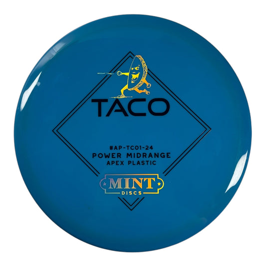 Mint Discs Taco | Apex | Blue/Gold Holo 177g Disc Golf