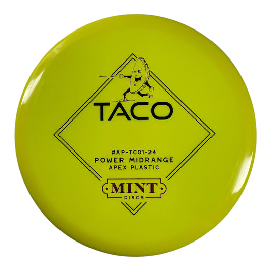 Mint Discs Taco | Apex | Yellow/Pink 173g Disc Golf