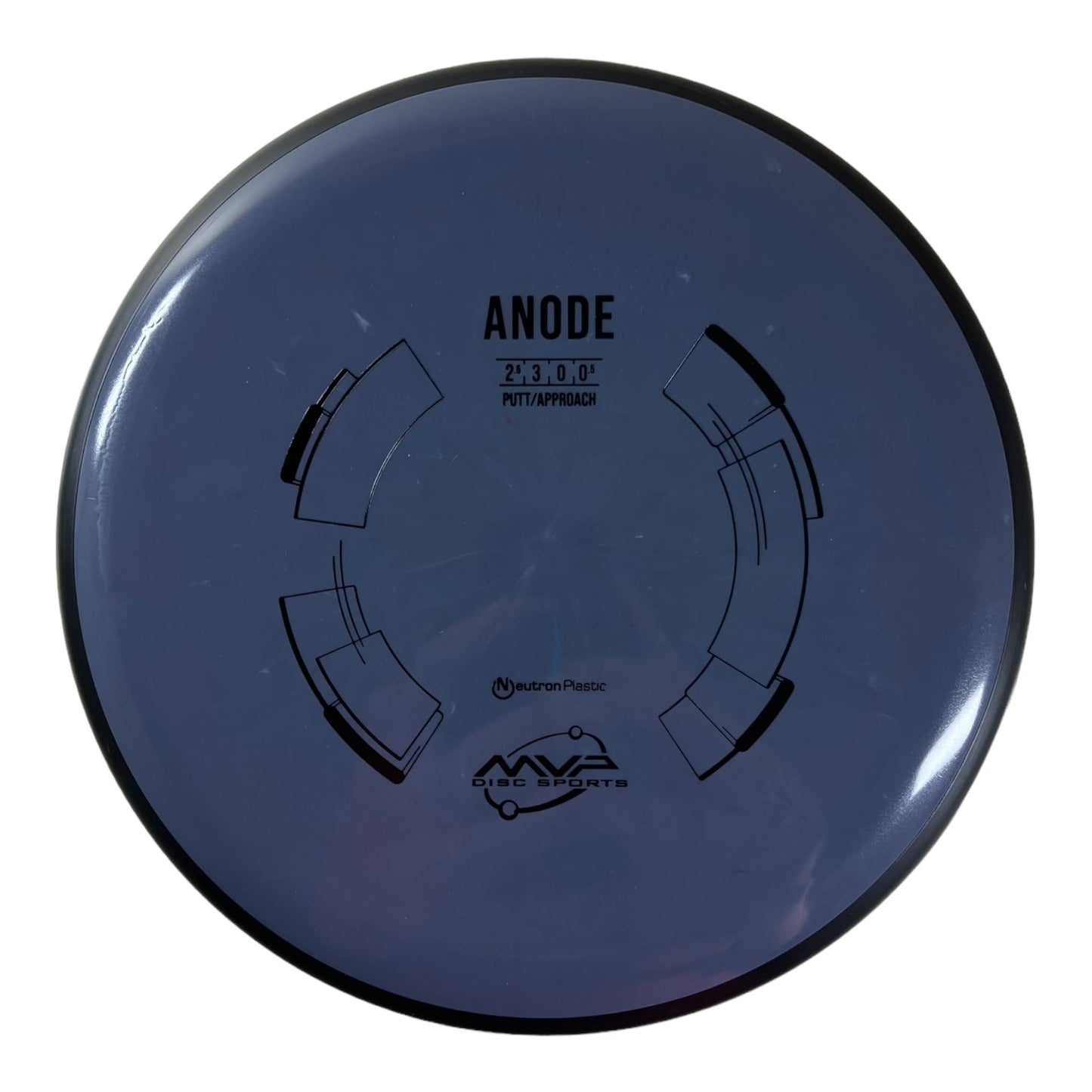 MVP Disc Sports Anode | Neutron | Grey/Black 166g Disc Golf