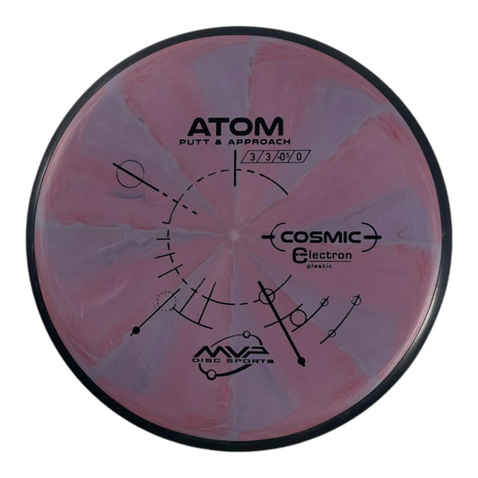 MVP Disc Sports Atom | Cosmic Electron | Purple/Black 167g Disc Golf