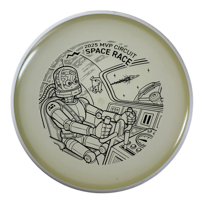 MVP Disc Sports Atom - Used Excellent | Eclipse | GreenGlow/Black 175g (Space Race 2025) Disc Golf