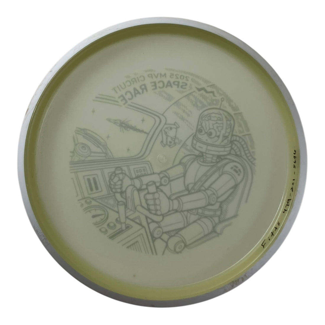 MVP Disc Sports Atom - Used Excellent | Eclipse | GreenGlow/Black 175g (Space Race 2025) Disc Golf