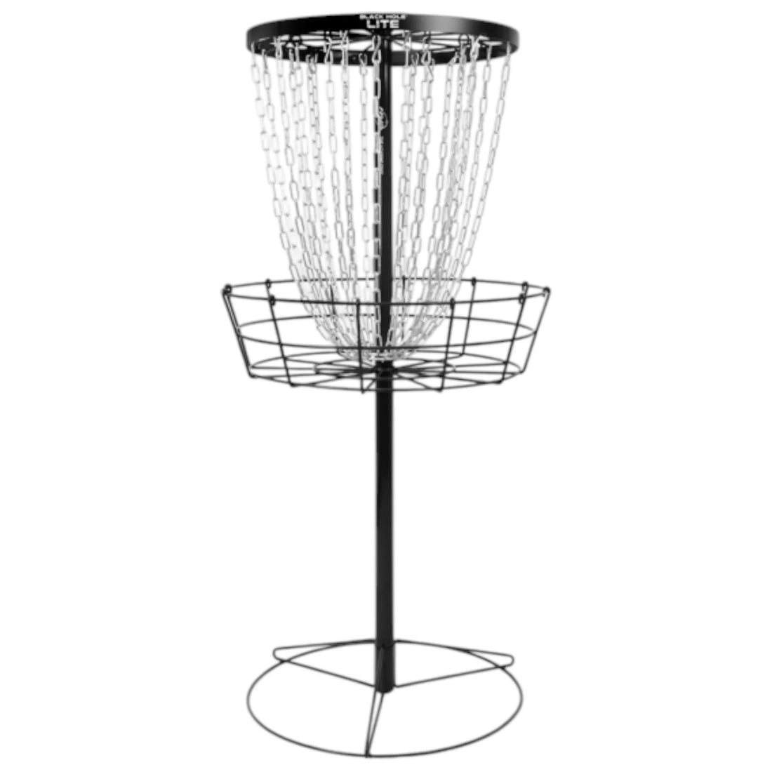 MVP Disc Sports MVP Black Hole Lite / with Transit Carrying Bag (Optional) - Portable Disc Golf Basket Disc Golf