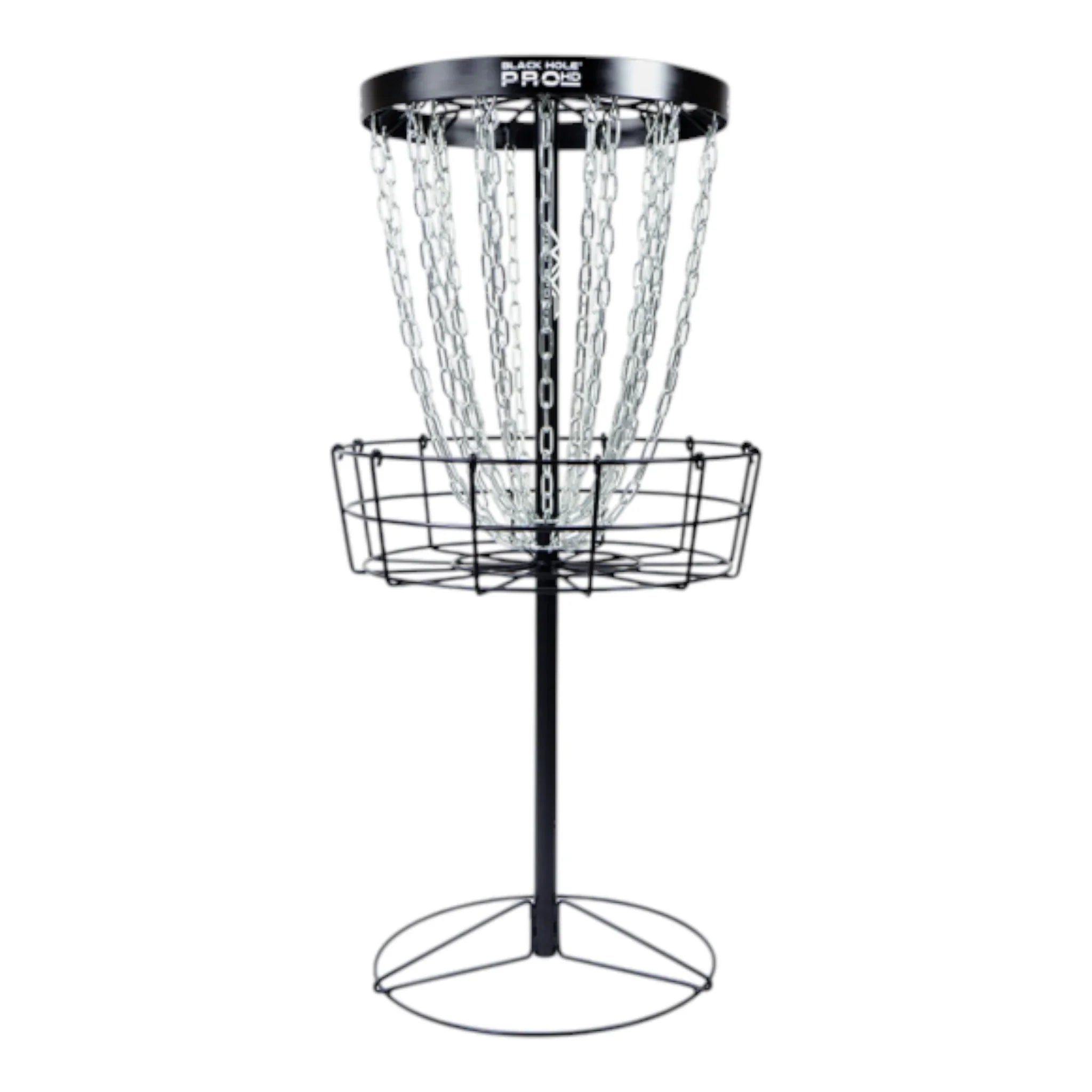 MVP Disc Sports MVP Black Hole Pro HD / with Transit Carrying Bag (Optional) - Portable Disc Golf Basket Disc Golf