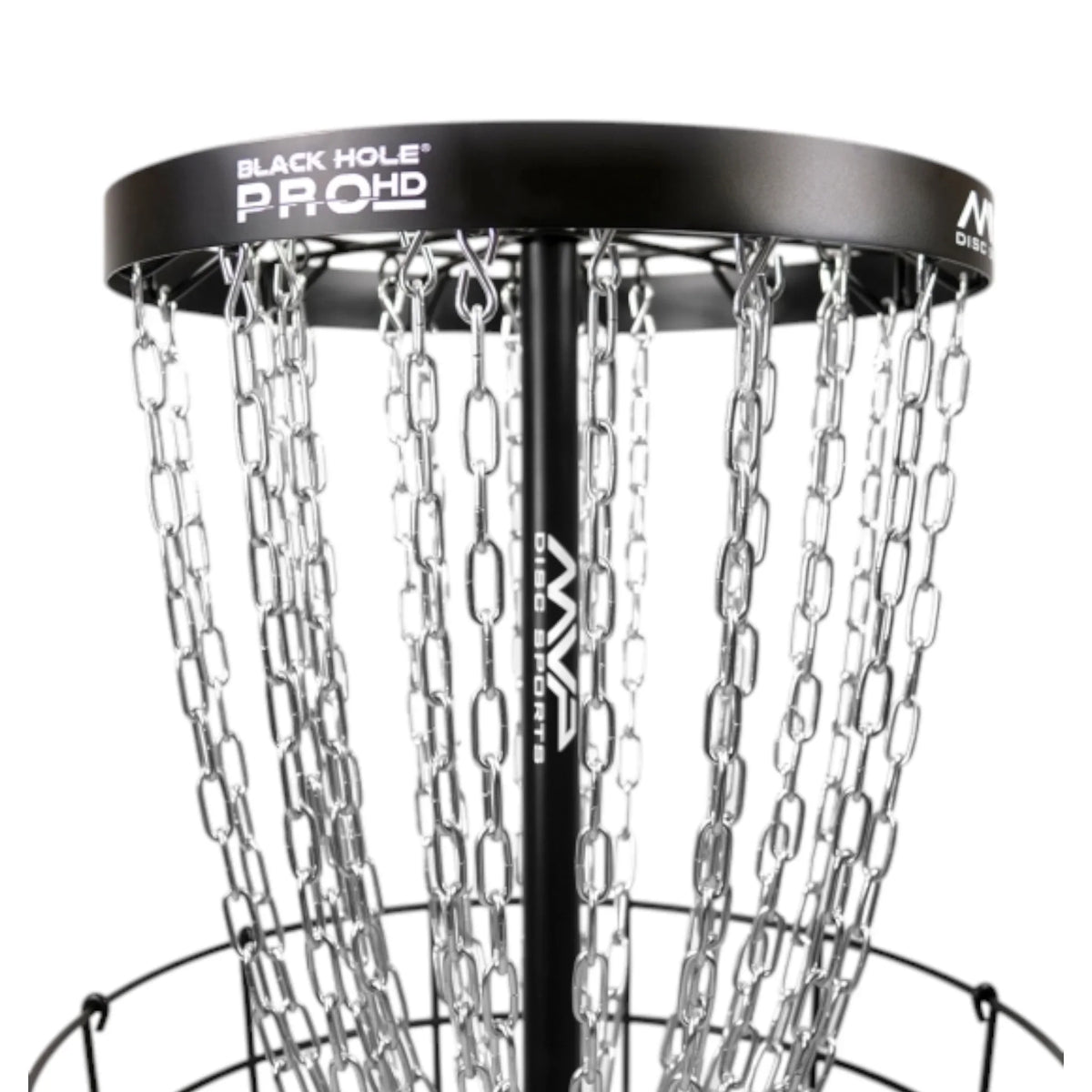MVP Disc Sports MVP Black Hole Pro HD / with Transit Carrying Bag (Optional) - Portable Disc Golf Basket Disc Golf