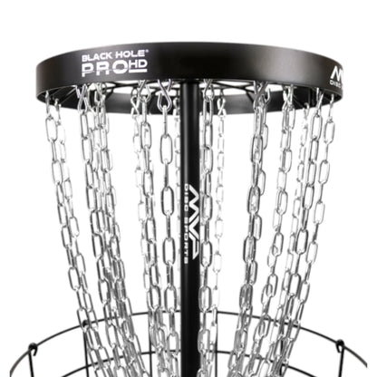 MVP Disc Sports MVP Black Hole Pro HD / with Transit Carrying Bag (Optional) - Portable Disc Golf Basket Disc Golf