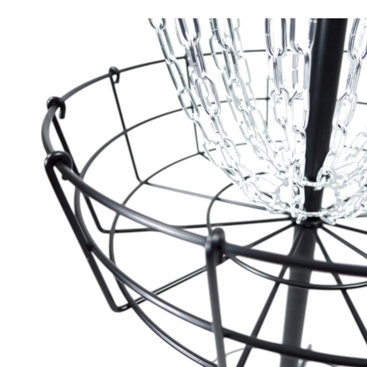 MVP Disc Sports MVP Black Hole Pro HD / with Transit Carrying Bag (Optional) - Portable Disc Golf Basket Disc Golf