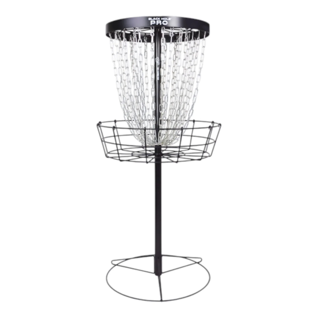 MVP Disc Sports MVP Black Hole Pro / with Transit Carrying Bag (Optional) - Portable Disc Golf Basket Disc Golf