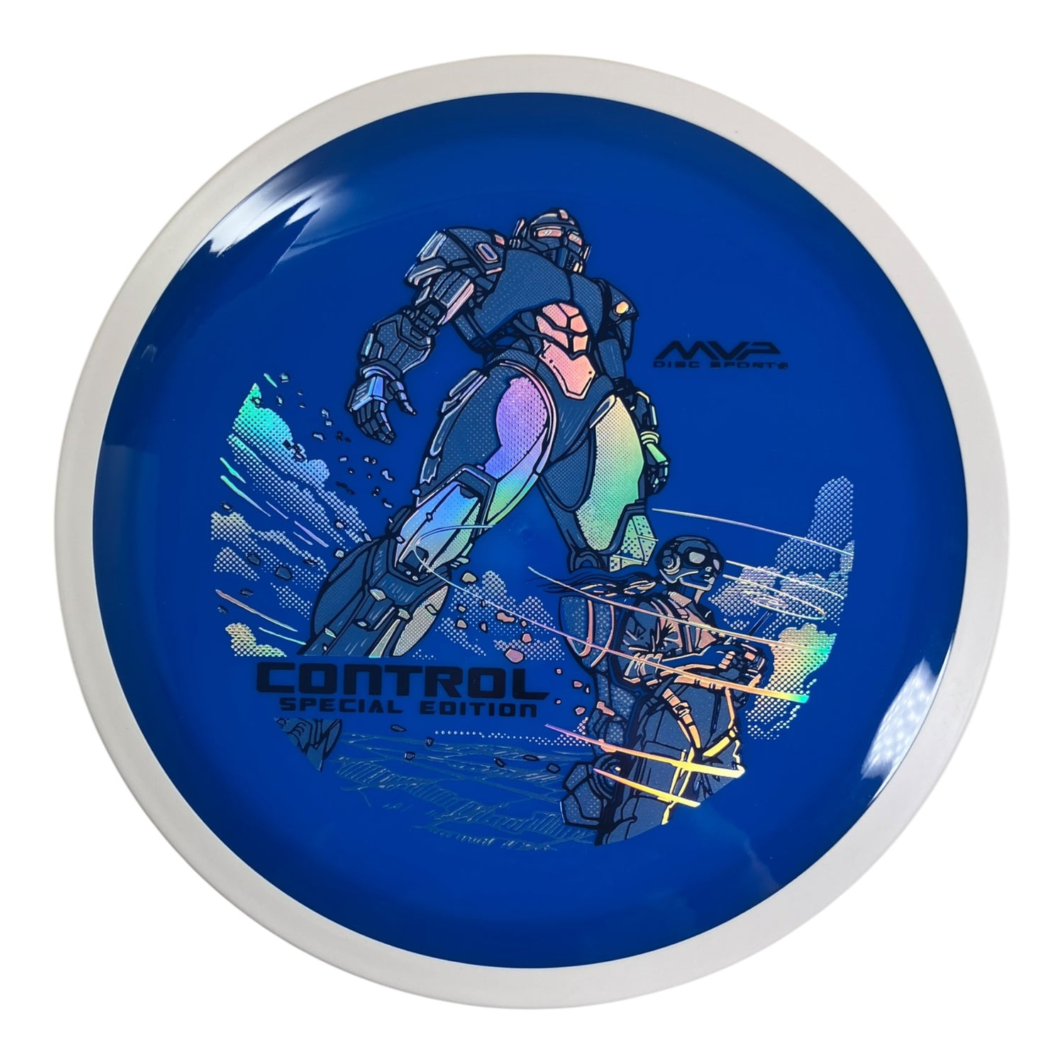 MVP Disc Sports Control | Neutron | Blue/White 170-173g (Special Edition) Disc Golf