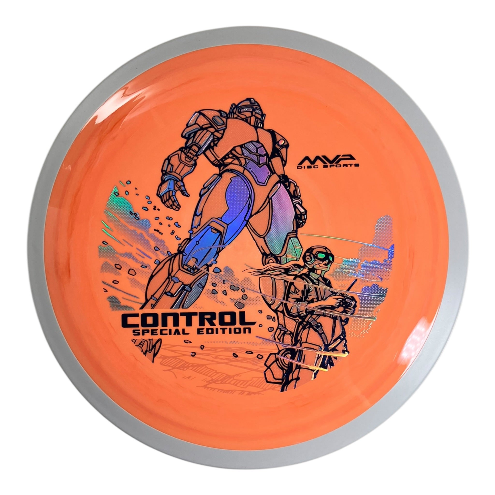 MVP Disc Sports Control | Neutron | Orange/White 174g (Special Edition) Disc Golf