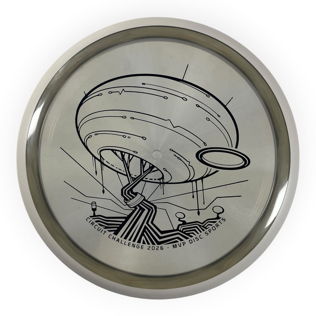 MVP Disc Sports Cypher | Proton | Grey/White 173g (Circuit Challenge) Disc Golf