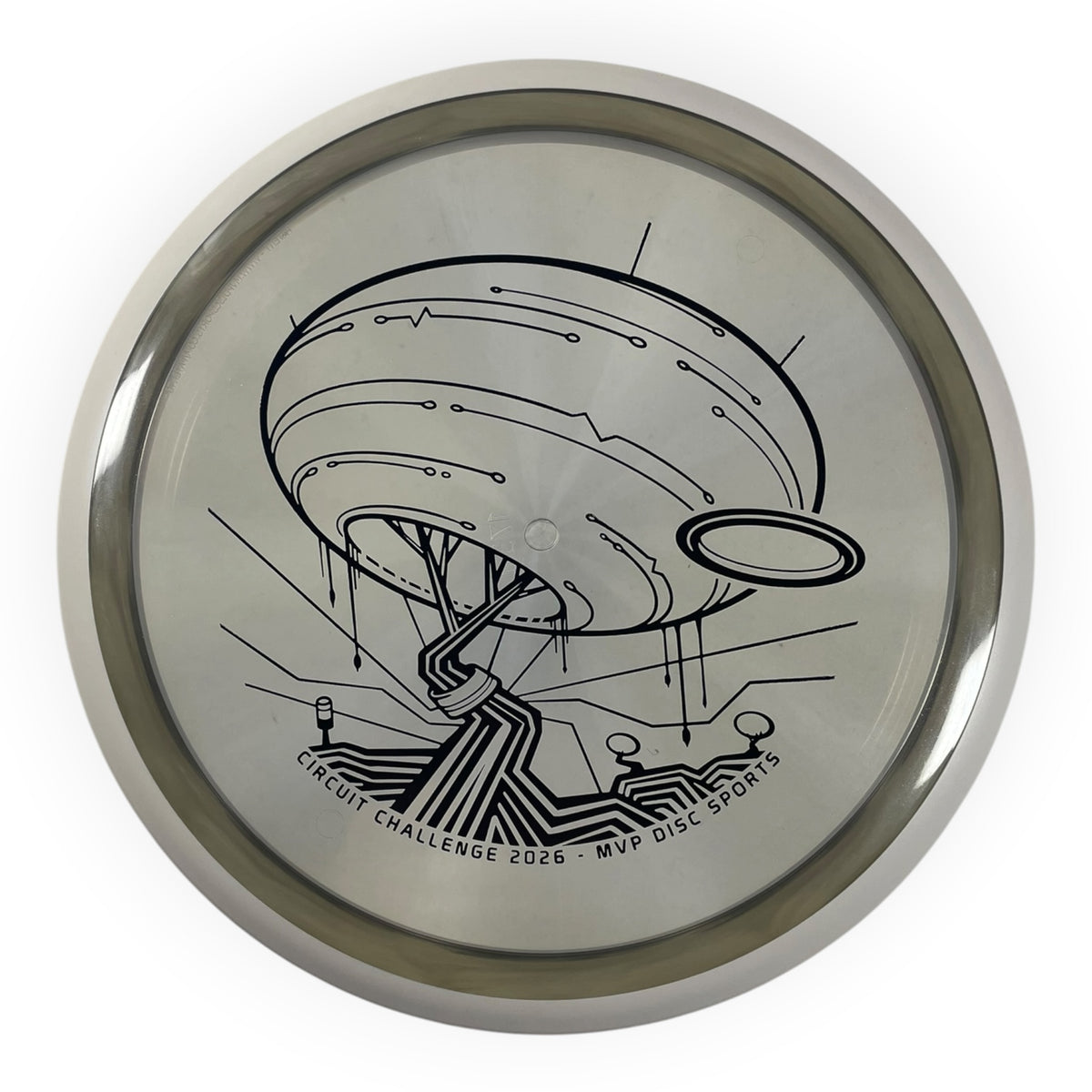 MVP Disc Sports Cypher | Proton | Grey/White 173g (Circuit Challenge) Disc Golf