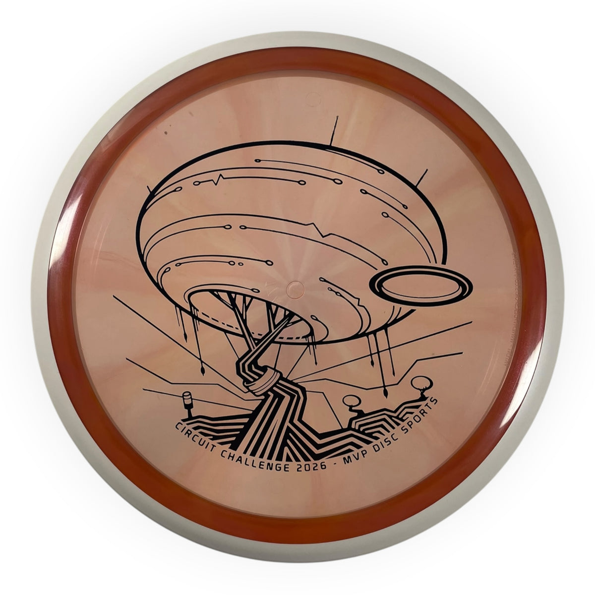 MVP Disc Sports Cypher | Proton | Orange/White 174g (Circuit Challenge) Disc Golf