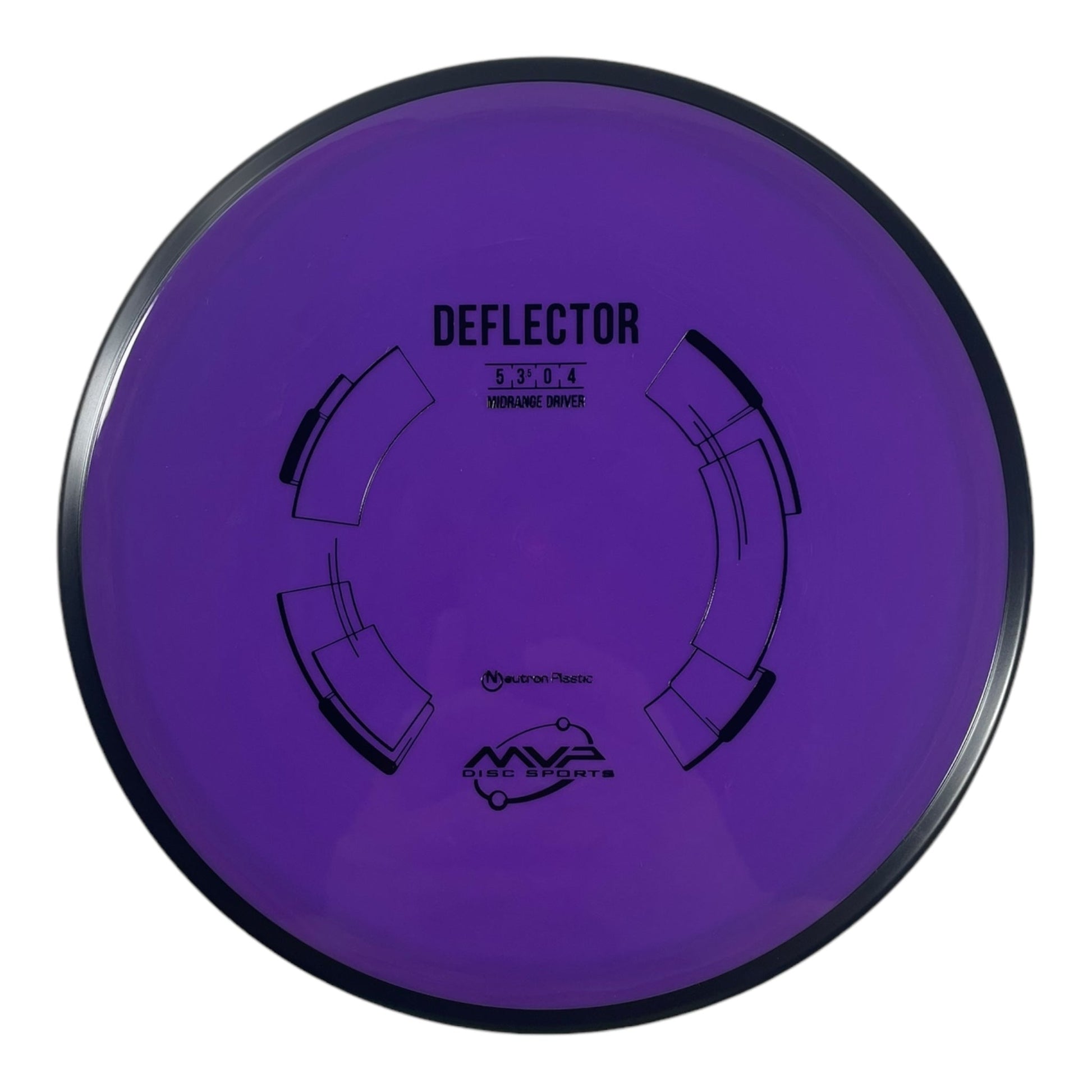 MVP Disc Sports Deflector | Neutron | Purple/Black 175g Disc Golf