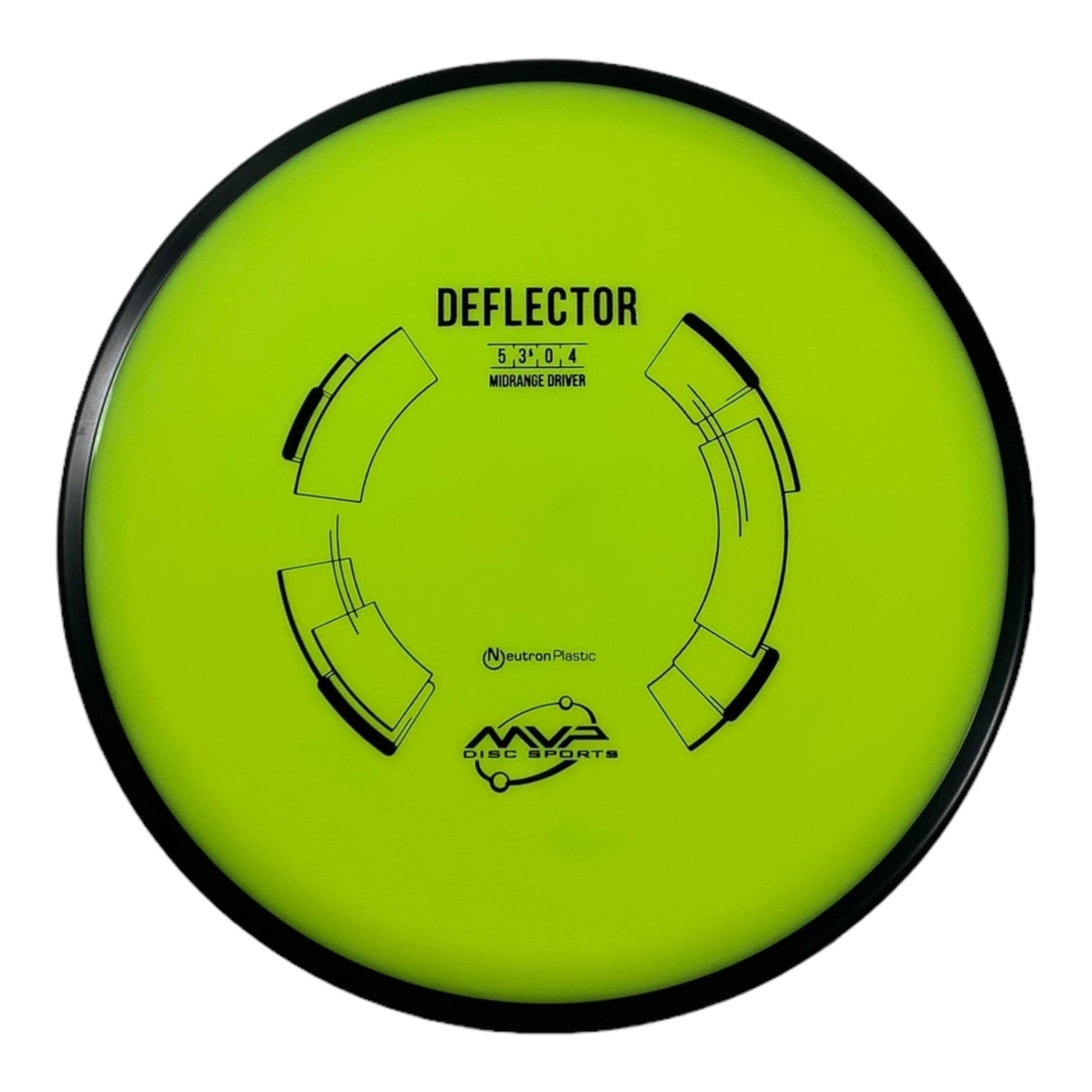 MVP Disc Sports Deflector | Neutron | Yellow/Black 173g Disc Golf