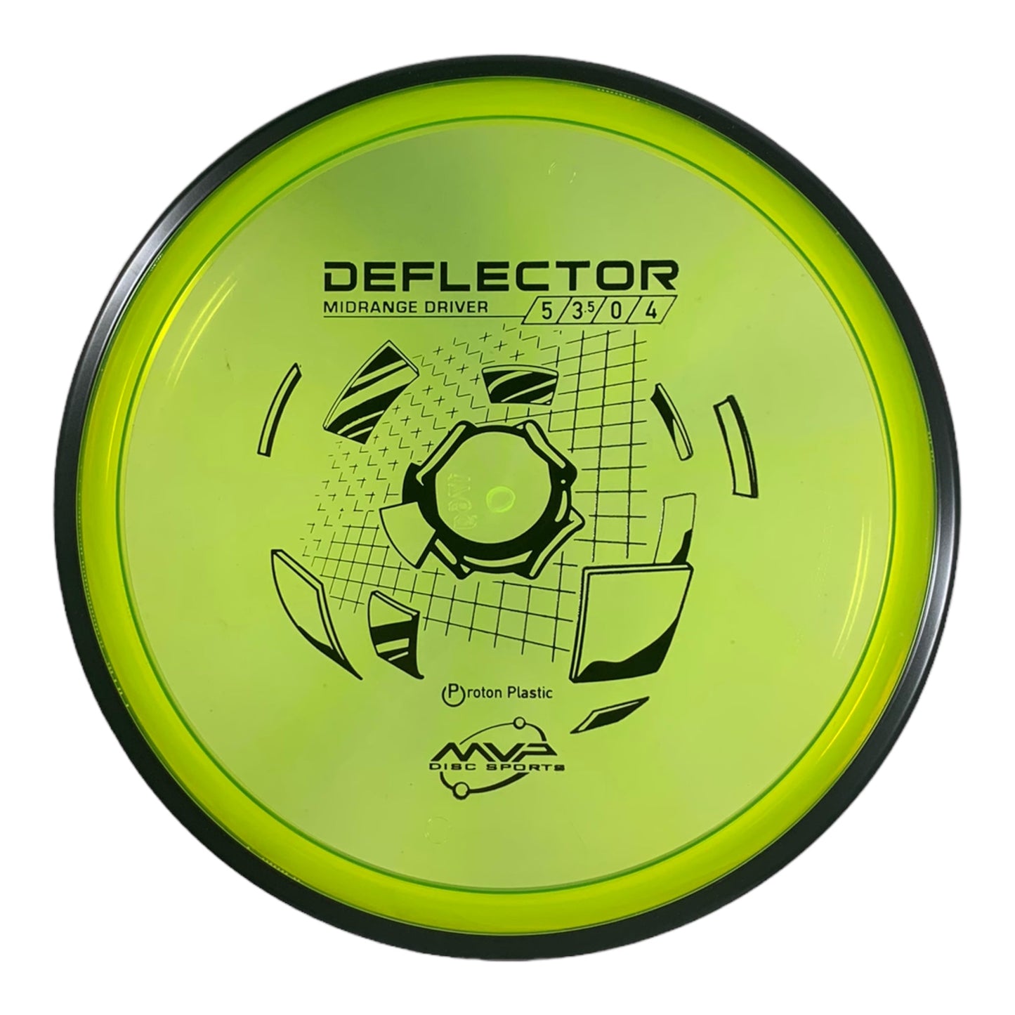 MVP Disc Sports Deflector | Proton | Green/Black 173 - 176g Disc Golf