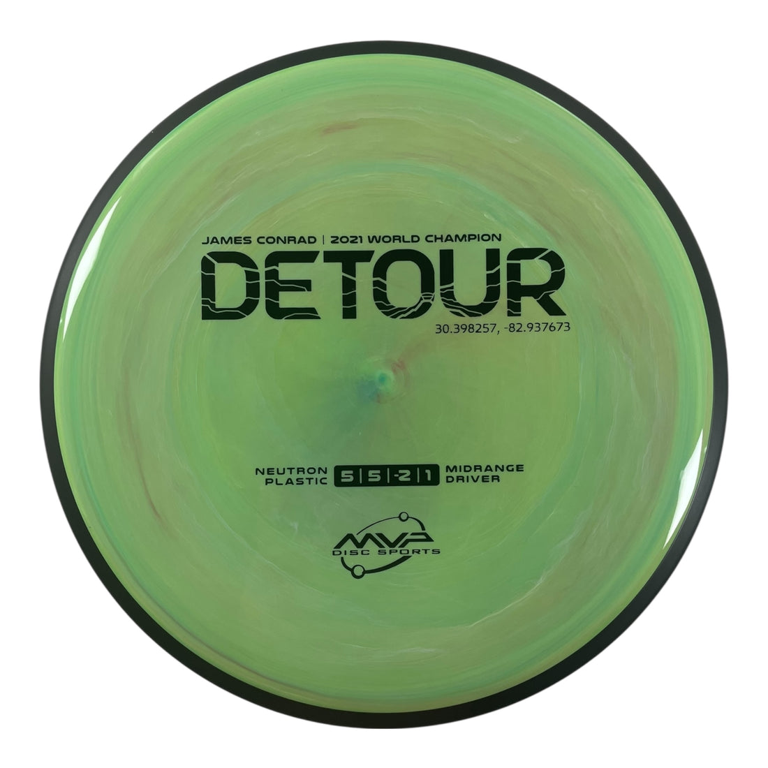 MVP Disc Sports Detour | Neutron | Green/Black 177g (James Conrad) Disc Golf