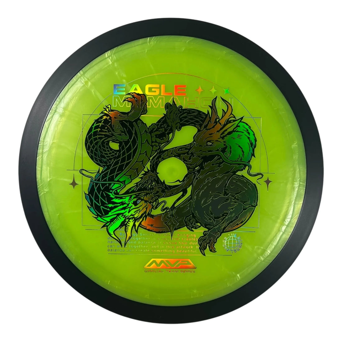 MVP Disc Sports Dimension | Plasma | Green/Green 174g (Eagle McMahon) Disc Golf