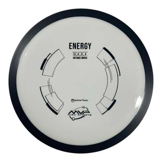 MVP Disc Sports Energy | Neutron | White/Black 167g Disc Golf