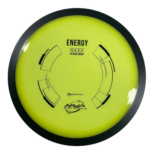 MVP Disc Sports Energy | Neutron | Yellow/Black 171g Disc Golf