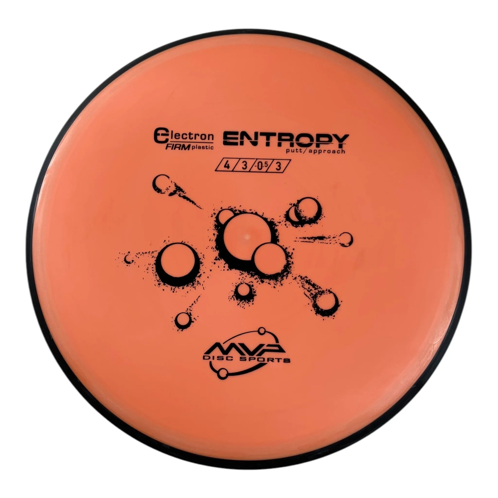 MVP Disc Sports Entropy | Electron Firm | Orange/Black 174g Disc Golf