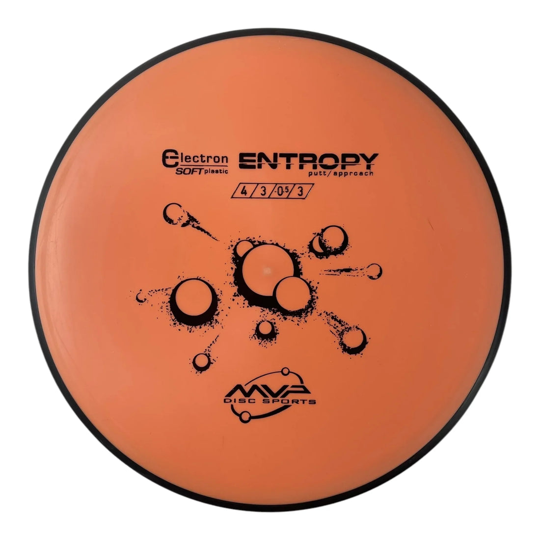 MVP Disc Sports Entropy | Electron Soft | Orange/Black 170g Disc Golf