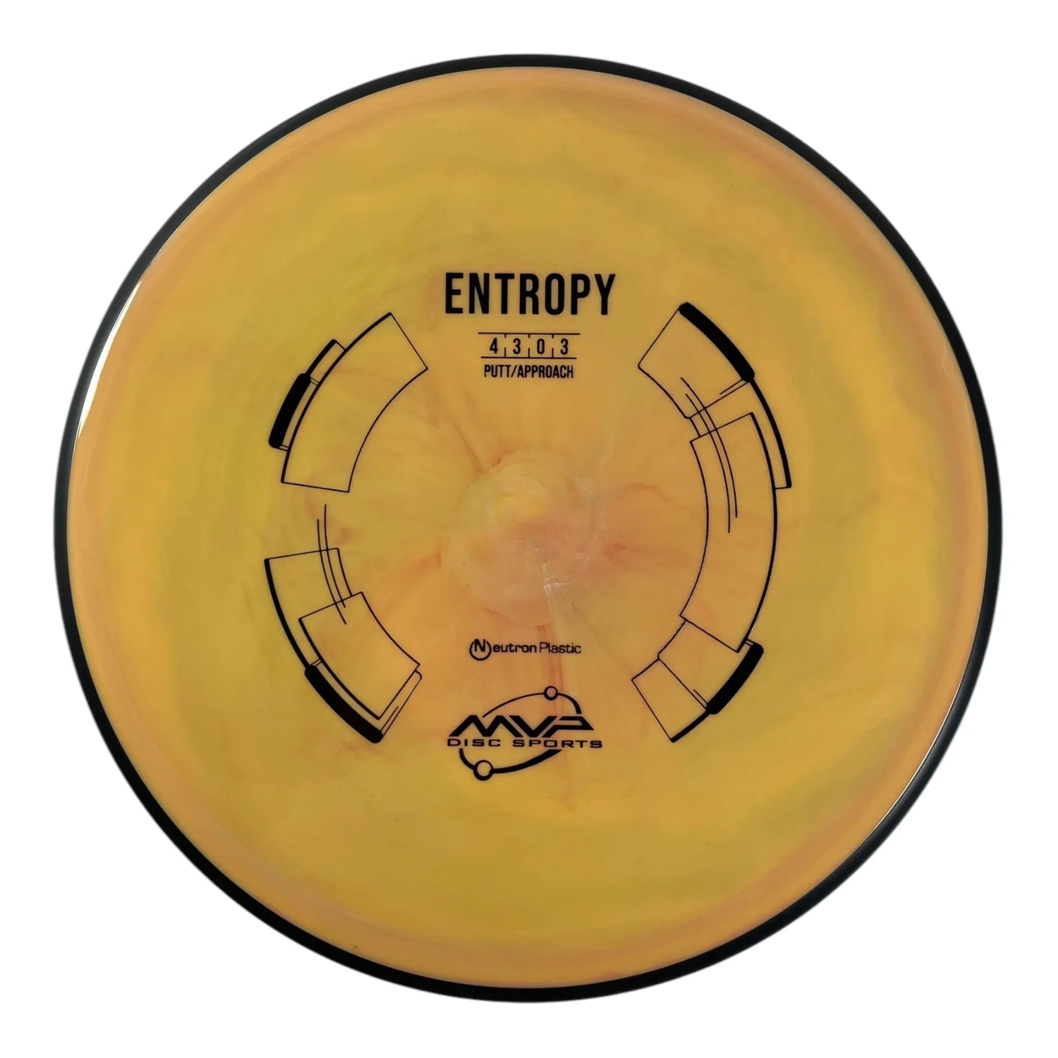 MVP Disc Sports Entropy | Neutron | Orange/Black 173g Disc Golf