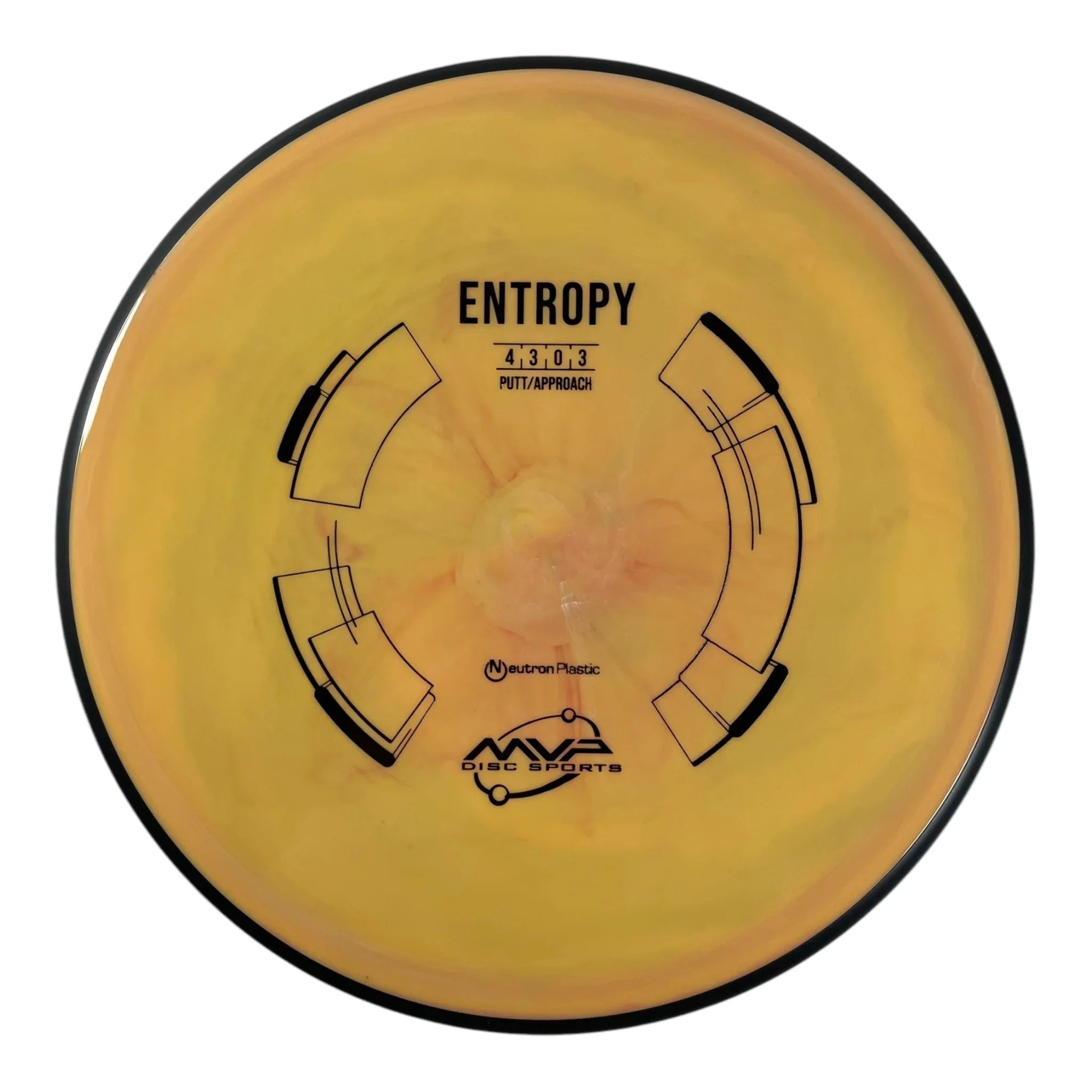 MVP Disc Sports Entropy | Neutron | Orange/Black 173g Disc Golf